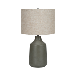 MONARCH Table Lamp - Lighting - Concrete / Beige (I 9703) In Grey