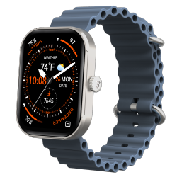 3PLUS Mega Smart Watch \w 2.02" Amoled Display, Bluetooth On Wrist Calling, Sleep Monitoring, 100+ Workout Modes, Activity Tracking, Assisted Gps &