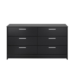 MODUBOX Studio Essentials 6-Drawer Dresser (Black)