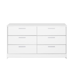 MODUBOX Studio Essentials 6-Drawer Dresser (White)