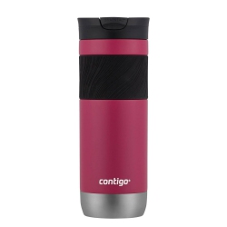 CONTIGO - Snapseal Byron Stainless Steel Travel Mug, Insulated, 20OZ / 568Ml, Dragon Fruit In Pink