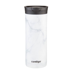 CONTIGO - Snapseal Huron Couture 2.0 Stainless Steel Travel Mug, Insulated, 20OZ / 568Ml, Marble In White