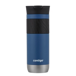 CONTIGO - Snapseal Byron Stainless Steel Travel Mug, Insulated, 20OZ / 568Ml, Corn In Blue
