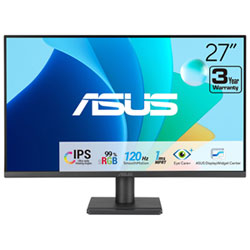 ASUS Eye Care 27" FHD 120Hz 1ms IPS LED Gaming Monitor (VA279HG)