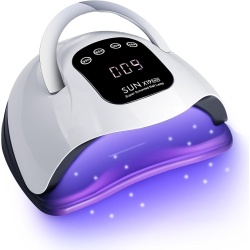 MYACUC Uv Led Nail Lamp Professional Led Nail Dryer for Gel Nails, Touch Screen 4 Timers & Automatic Sensor for Home Salon, Fast Drying Nail Lamp For