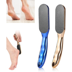 MYACUC 2PCs Hard Skin Remover Nano-Glass Foot File, Manual Foot File With Non-Slip Ergonomic Handle, Dry & Wet Use Foot Care Tool