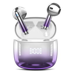 PRIME MADE Kicoeon Wireless Earbuds, 2025 Bluetooth 5.4 Headphones \w 4 Enc Mic, Hifi Stereo Bluetooth Earbuds, 48H Wireless Headphones Dual Led