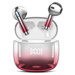 PRIME MADE Kicoeon Wireless Earbuds, 2025 Bluetooth 5.4 Headphones \w 4 Enc Mic, Hifi Stereo Bluetooth Earbuds, 48H Wireless Headphones Dual Led