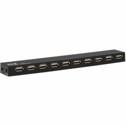 TRIPP LITE BY EATON U223-010-Int 10-Port USB Hub With Power Supply And International Plug Adapters (U223010Int)