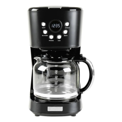 HADEN Heritage 12-Cup Programmable Coffee Maker - And Chrome In Black