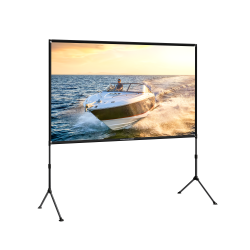 ULTIMEA Projector Screen 100 Inch \w Stand, 80% Alr Projector Screen 2.0 Gain Value for Outdoor Daytime & Home Theater, 100 Inch Portable Screen