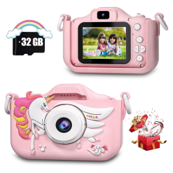 MEHIAZ Cimelr Kids Camera Toys for 3 4 5 6 7 8 9 10 11 12 Year Old Boys/girls, Kids Digital Camera for Toddler With Video