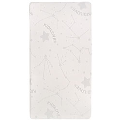 Dream On Me Kidilove Comfort Water Resistant Cotton Crib Mattress - Star Print