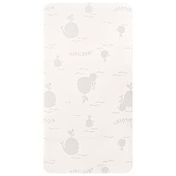Dream On Me Kidilove Comfort Water Resistant Organic Cotton Crib Mattress - Whale Print
