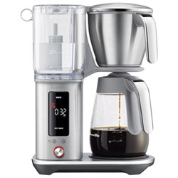 Breville Luxe Glass Drip Coffee Maker - 12-Cup - Brushed Stainless Steel