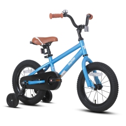 JOYSTAR Totem 18 Inch Kids Bike for 5-8 Year Children, Boys’ Birthday Gift Youth Bicycle With Kickstand, Bmx Style In Blue