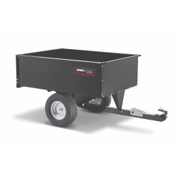 OHIO STEEL 16 Cu Ft Steel Swivel Dump Cart