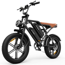 CYCROWN Cychunter Electric Bike for Adults (1000W Motor/ 190Km Range/ 45Km/h Top Speed/ 7 Speed Gearing/ Full Suspension/ Dual 48V 26Ah Batteries) -