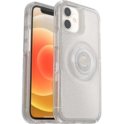 OTTERBOX + Pop Symmetry Series Case for Iphone 12 Mini, Retail Packaging - Stardust (Silver Flake/clear)