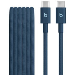 Beats By Dr. Dre 1.5m (4.9 ft.) USB-C to USB-C Woven Cable (MDGE4LL/A) - Nitro Navy