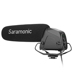 KANTO Saramonic Professional Aa-Powered Supercardioid On-Camera Shotgun Microphone With 3-Stage Level Control And 75Hz High-Pass Filter (Sr-Vm4)