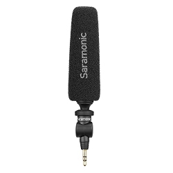 KANTO Saramonic Unidirectional Micro-Shotgun Microphone \w 3.5MM Trs Output for Cameras, Recorders, Mixers, Wireless Transmitters And More (Smartmic5)