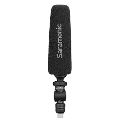 KANTO Saramonic Unidirectional Micro-Shotgun Microphone With USB-C Output for Android Smartphones Or Tablets, And Ipad Pro Or Ipad Air (Smartmic5 Uc)