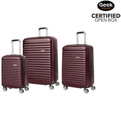 Open Box - Samsonite Ovation LTD 3-Piece Expandable Luggage Set - Bordeaux