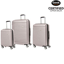 Open Box - Samsonite Ovation LTD 3-Piece Expandable Luggage Set - Almond Beige