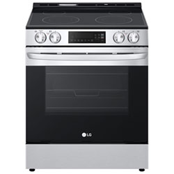 LG 30" 6.3 Cu. Ft. Fan Convection Slide-In Electric Air Fry Range (LSEL6332FC) - Stainless Steel