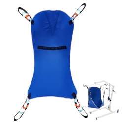 VEVOR 600Lbs Capacity Universal Full Body Patient Lift Sling - Medium, Patient Lift Medical Sling for Easy Transfer, Polyester Patient Aid Transfer