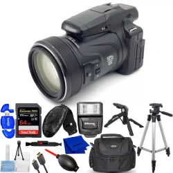 Nikon COOLPIX P1100 Digital Camera 26541 - 12PC Accessory Bundle