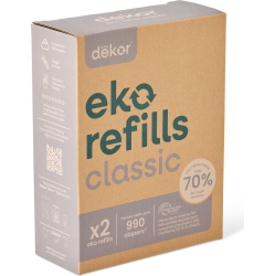 DEKOR Eko Classic Diaper Pail Refills (2 Pack)