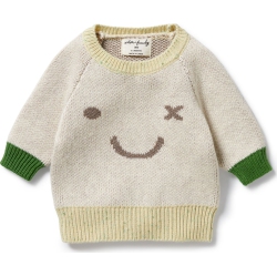 WILSONFRENCHY Wilson+Frenchy Knitted Sweater - Almond (0-3 Months) In Multicolor
