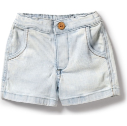 WILSONFRENCHY Wilson+Frenchy Denim Shorts - Denim (3-6 Months, 6-8 Kg) In Multicolor
