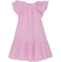 MINYMO Short-Sleeve Cotton Dress - Light Rose (2 Years) In Multicolor