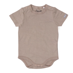 COCCOLI Tencel Modal Short Sleeve Onesie - As Soft As Bamboo - Moonlight (3 Months, 11-13 Lbs) In Multicolor