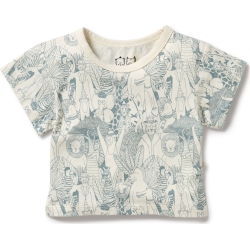 WILSONFRENCHY Wilson+Frenchy Organic Cotton Tee - Hello Friends (12-18 Months, 10-12 Kg) In Multicolor