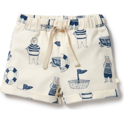WILSONFRENCHY Wilson+Frenchy Organic Cotton Shorts - Nautical Bear (6-12 Months, 8-10 Kg) In Multicolor