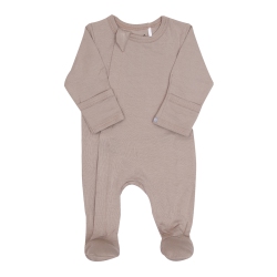 COCCOLI Tencel Modal Zippered Footie Sleeper - As Soft As Bamboo - Moonlight (Newborn, 6-7 Lbs) In Multicolor