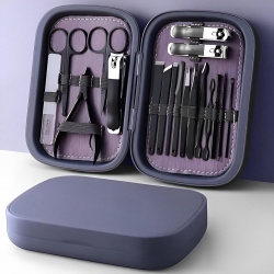 AXGEAR Nail Clippers And Pedicure Manicure Care Kit 18 PCs Stainless Steel File Scissor