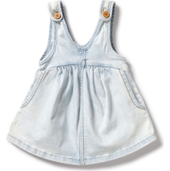 WILSONFRENCHY Wilson+Frenchy Denim Dress - Denim (12-18 Months, 10-12 Kg) In Multicolor