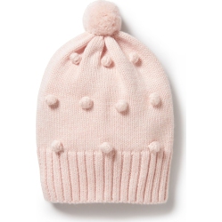 WILSONFRENCHY Wilson+Frenchy Knitted Hat - (6-12 Months) In Pink