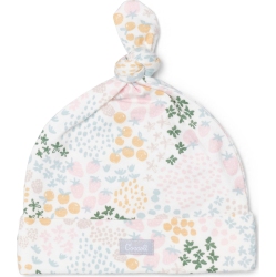 COCCOLI Tencel Modal Infant Cap - Fruit Patch On Cream (Newborn) In Multicolor
