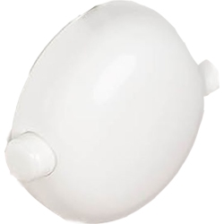 QDOS Double Door Lock - Adhesive In White