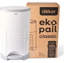 DEKOR Eko Classic Diaper Pail - In White