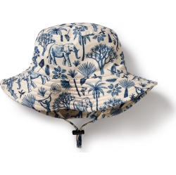 WILSONFRENCHY Wilson+Frenchy Swim Sun Hat - Jungle (Md, 1-2 Years) In Multicolor