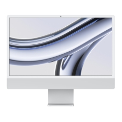 APPLE (Open Box - Excellent) Imac 24 (Retina 4.5K 8Gpu, Silver) 4.05Ghz 8-Core M3 (2023) Mqr93Ll/a 16 GB & 256 GB Flash HD 4480 X 2520 Display Mac Os