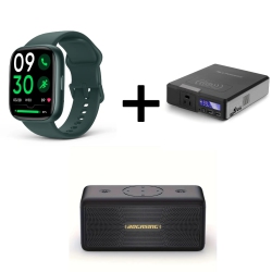 41600mAh Power Bank with AC Outlet, 40W Wireless Speaker, 1.83" Smart Watch with Fitness Tracking & Wireless Call Features