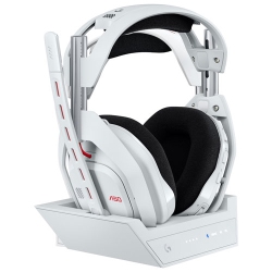 LOGITECH - A50 Lightspeed Wireless Gaming Headset With Base Station - In White